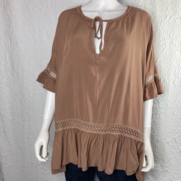 Astoria Born‎ brown pullover blouse - Picture 5 of 12